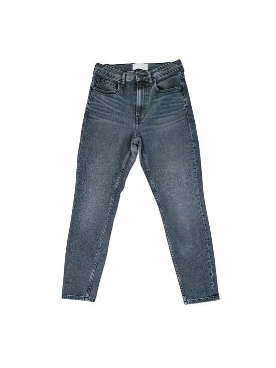 Everlane Denim - Everlane The Mid-Rise Skinny Stretch Jeans Womens Size 27 Black Denim Ankle